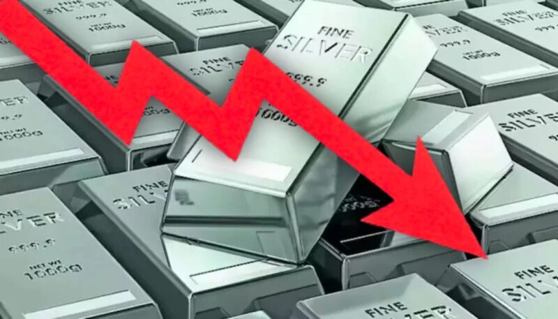 silver prices crash fall