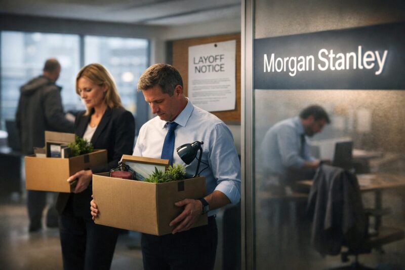 Morgan Stanley Layoffs 2,500 Jobs Cut After Record Revenue Year