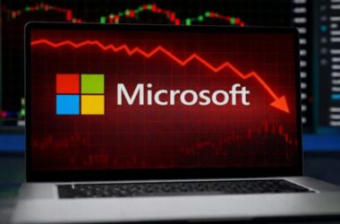 msft microsoft stock red