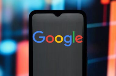 google logo on phone