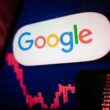 google stock red