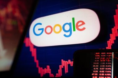 google stock red