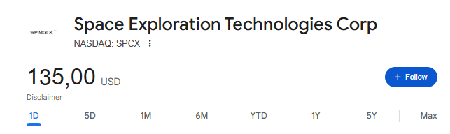 SpaceX stock started trading on the Nasdaq under the ticker SPCX on June 12, 2026