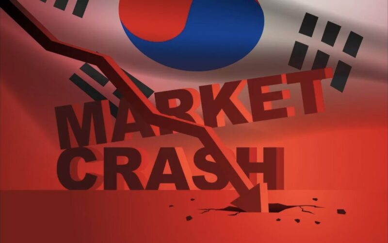 South Korea stock market crash