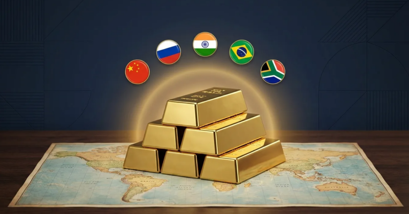 BRICS Nations Hold 17.4% of Global Gold Reserves