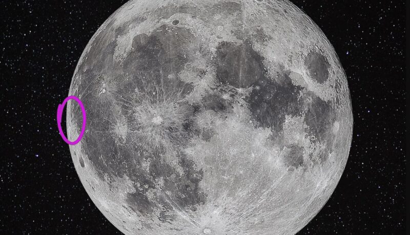 SpaceX Rocket Crashes on the Moon