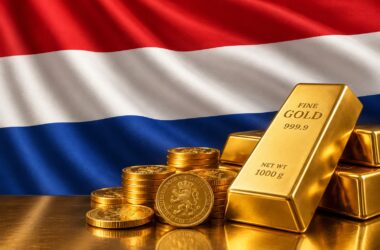 Netherlands gold flag